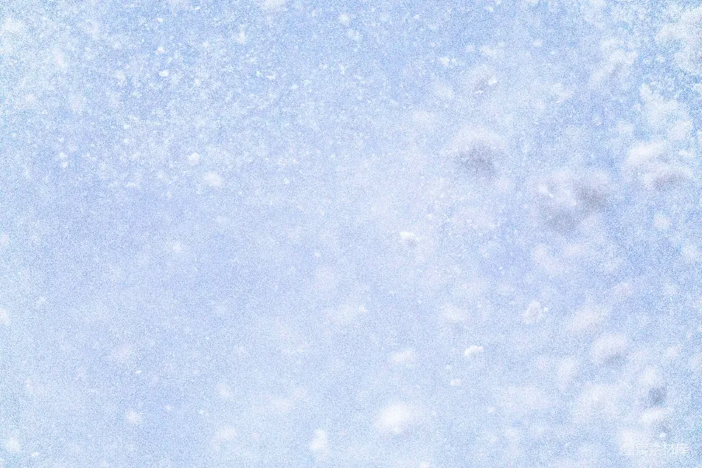 高清摄影 蓝天下雪花的特写