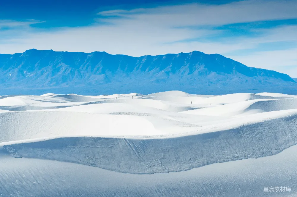 高清摄影 雪覆盖的山景照片