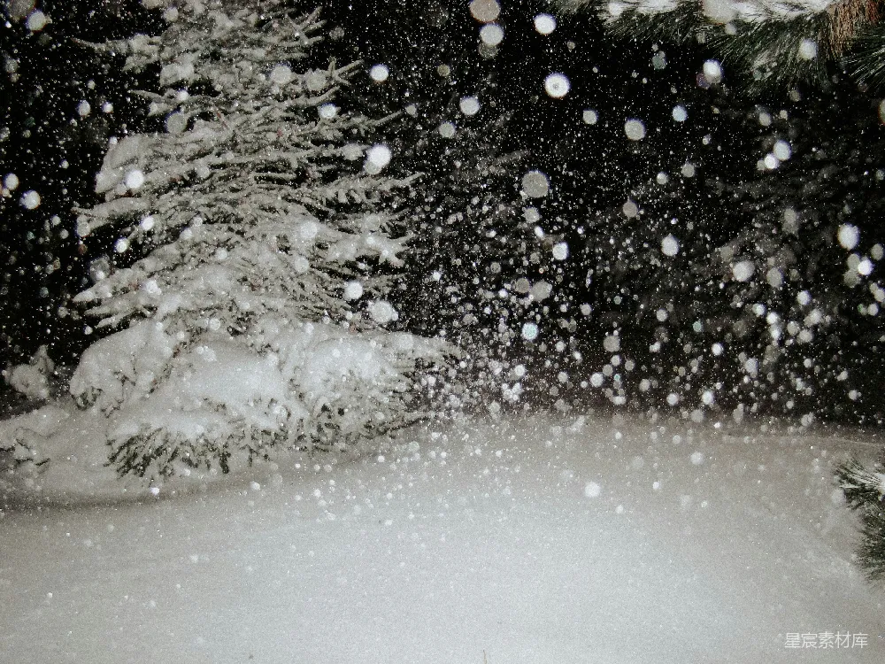 高清摄影 雪景延时照片