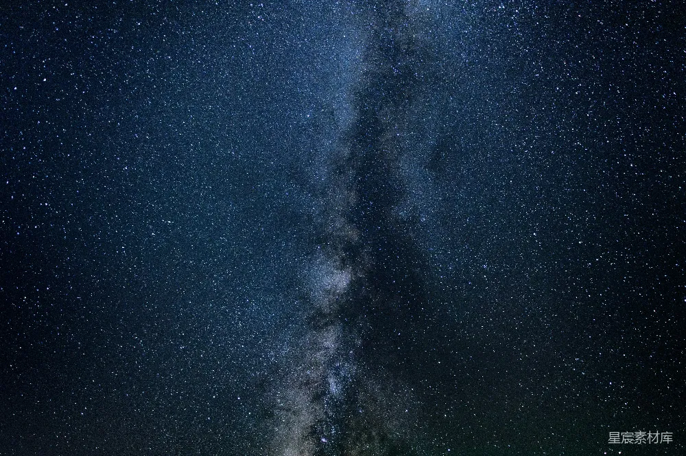 高清摄影 蓝黑天空中的星星