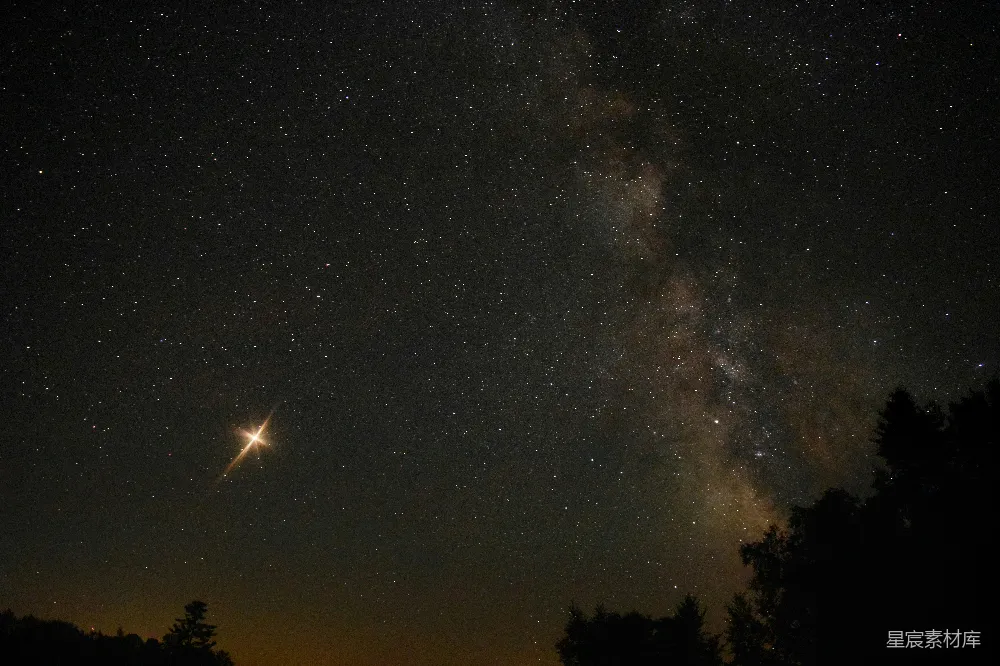 高清摄影 星空夜景照片