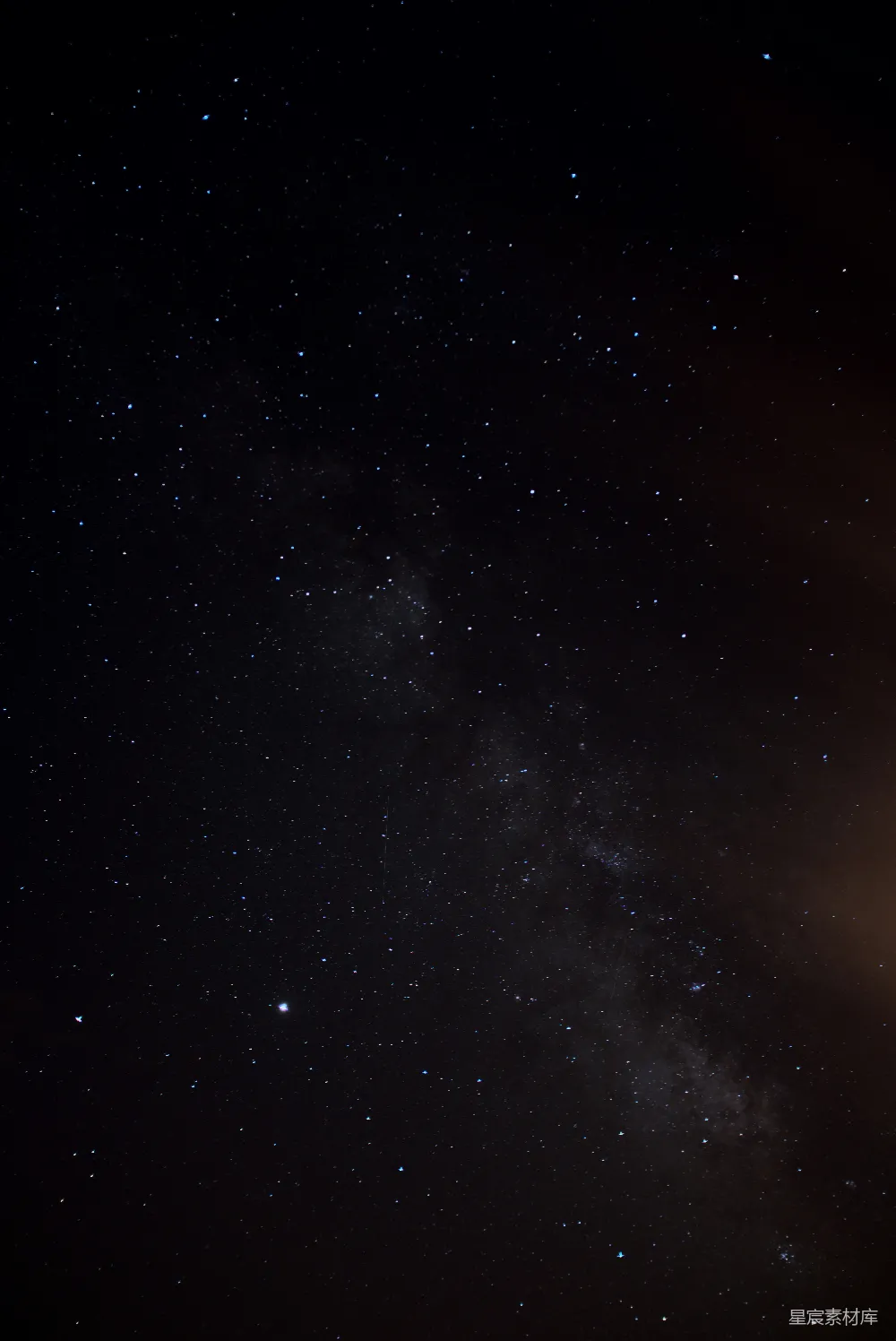 高清摄影 黑色与棕色的星空夜