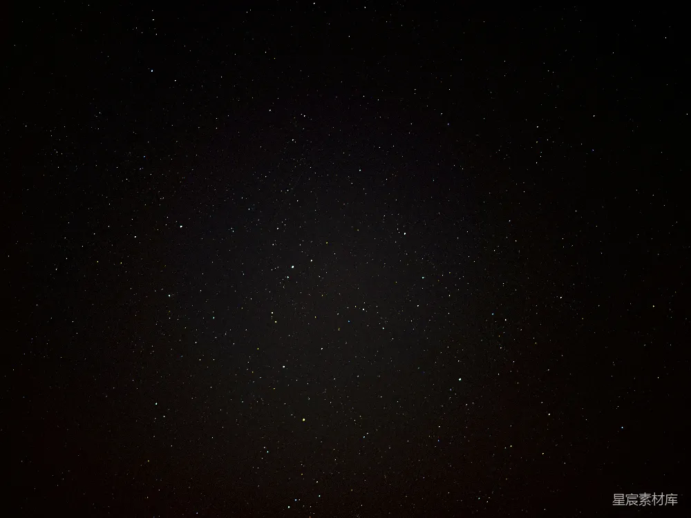 高清摄影 黑白星空夜景
