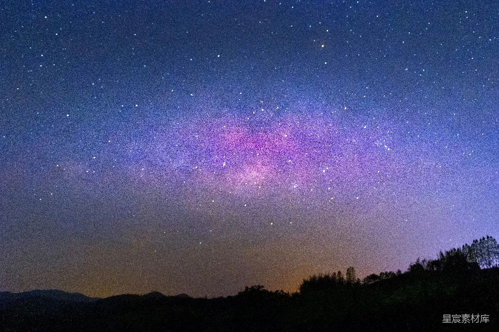高清摄影 繁星点点的夜晚 skies twinkling with countless stars