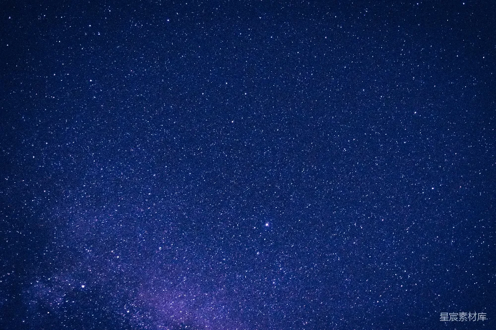 高清摄影 蓝白的星空