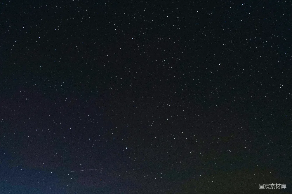 高清摄影 夜晚天空中的星星