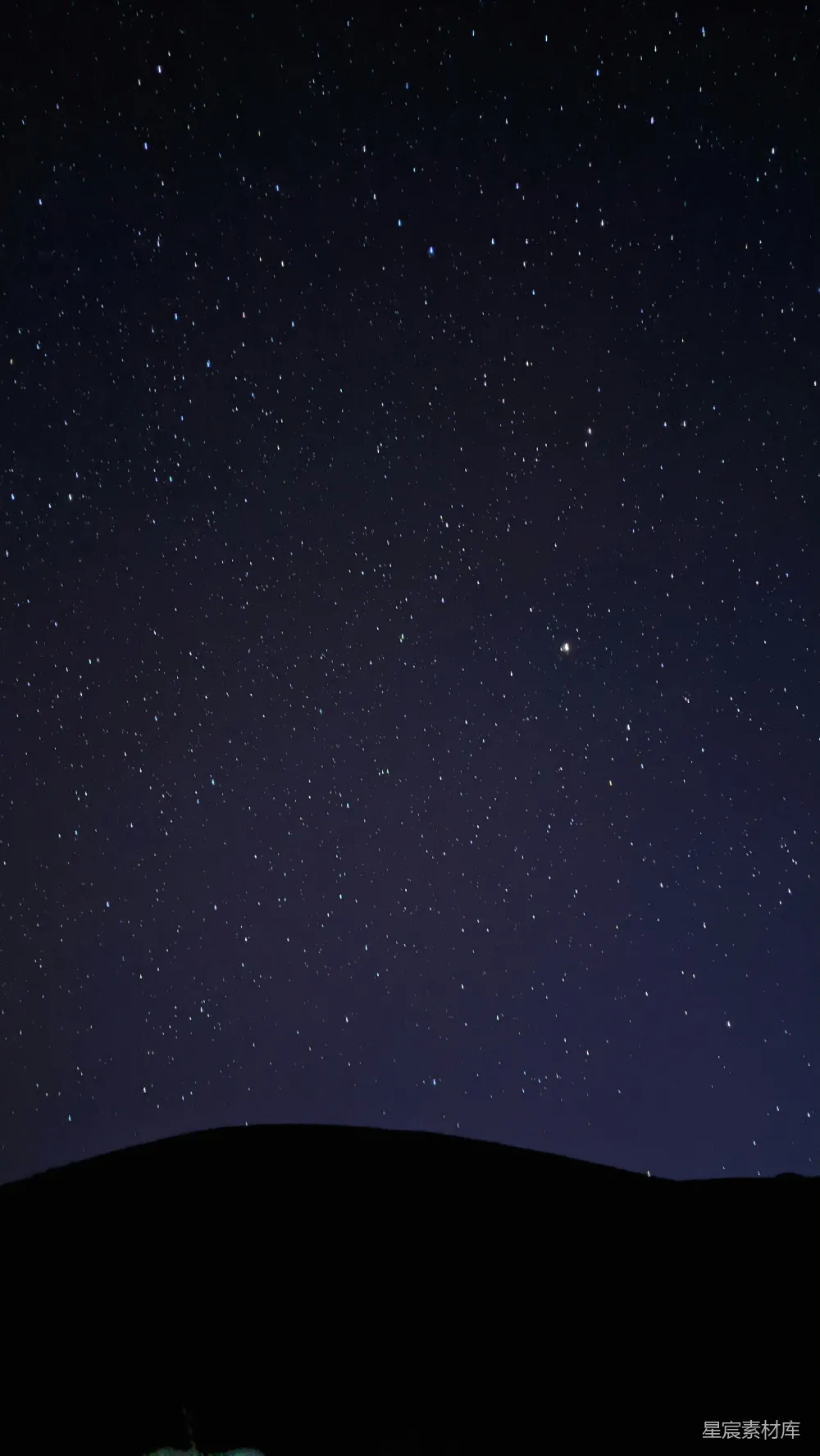 高清摄影 夜空中闪耀的星星