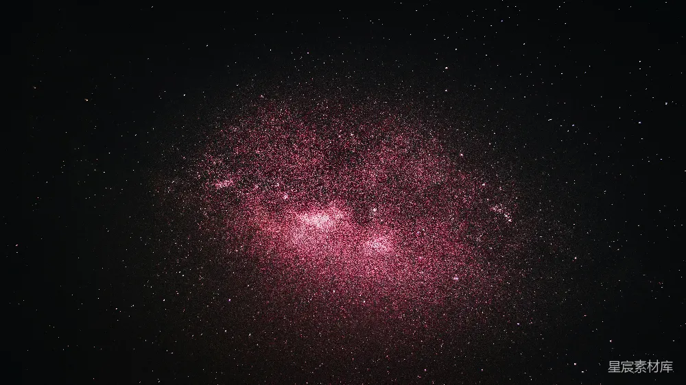 高清摄影 紫色和黑色的星空