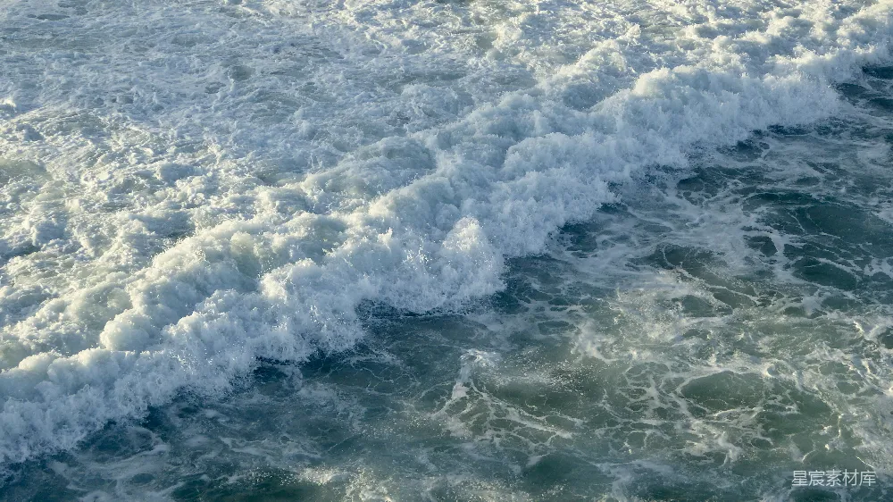 高清摄影 海洋中的波浪