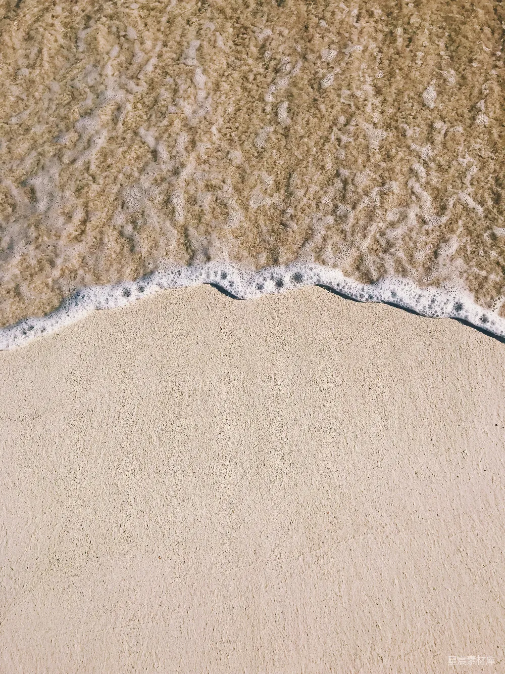 高清摄影 白天的海滩俯视图