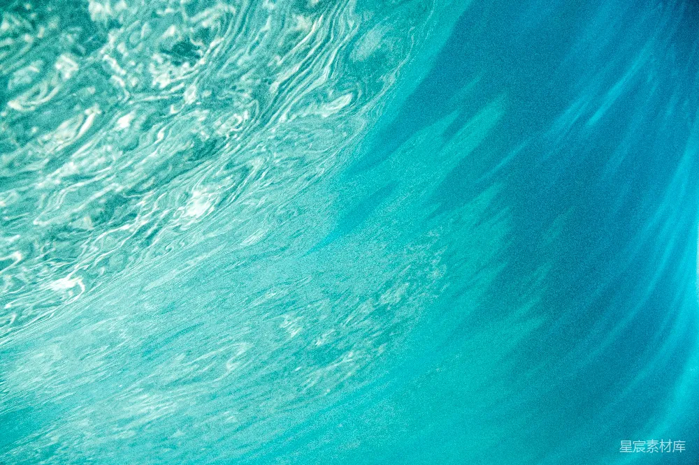 高清摄影 海洋中的一朵浪花的特写