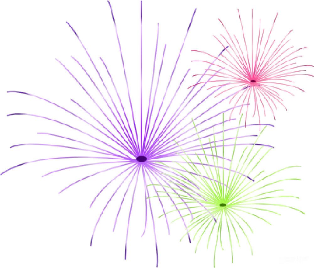 元素素材 烟花