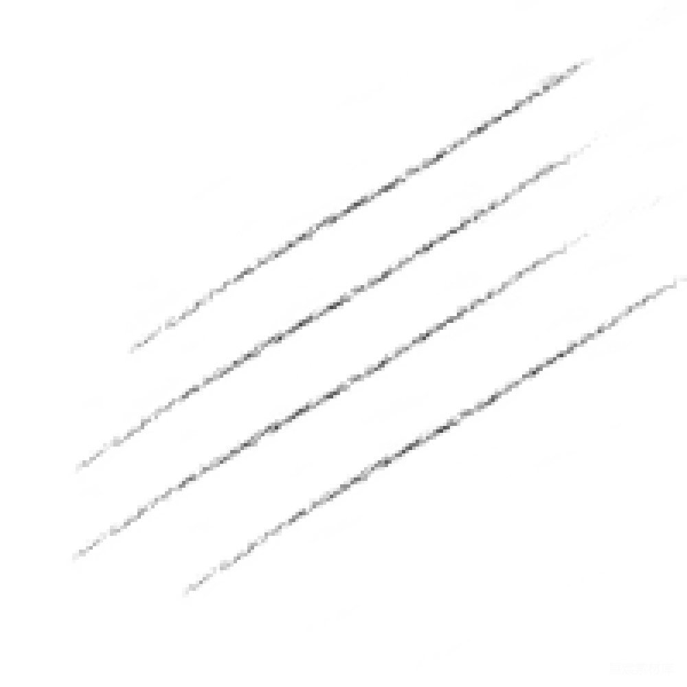 元素素材 手绘排线 素描笔触 绘画素材 四条平行斜向手绘排线