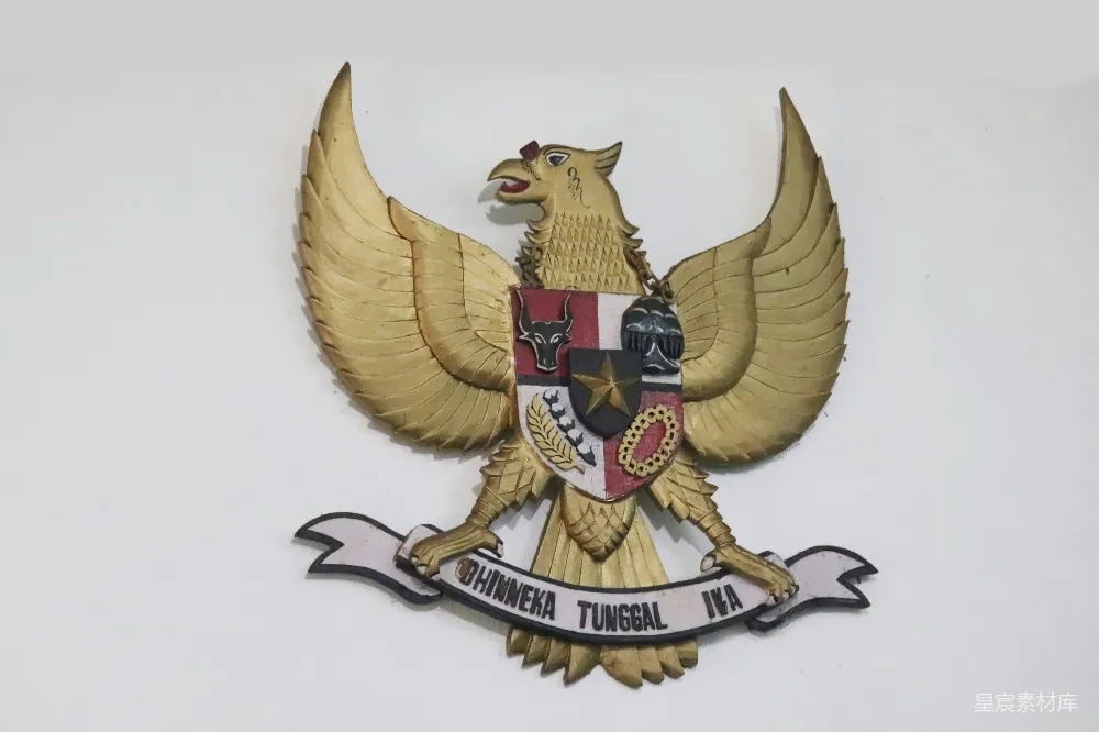 高清摄影 金黑狮雕像