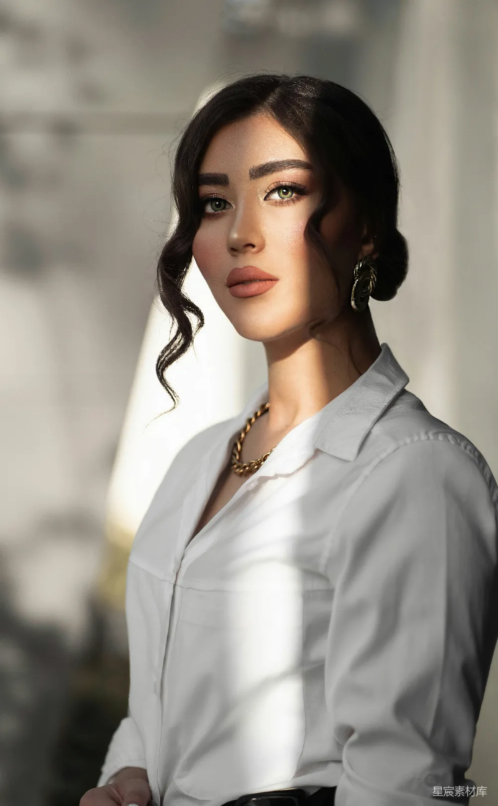 高清摄影 长发女子