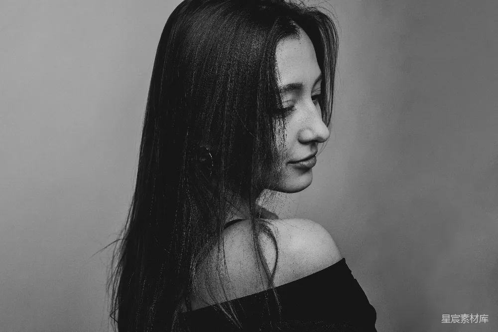 高清摄影 黑色无袖上衣