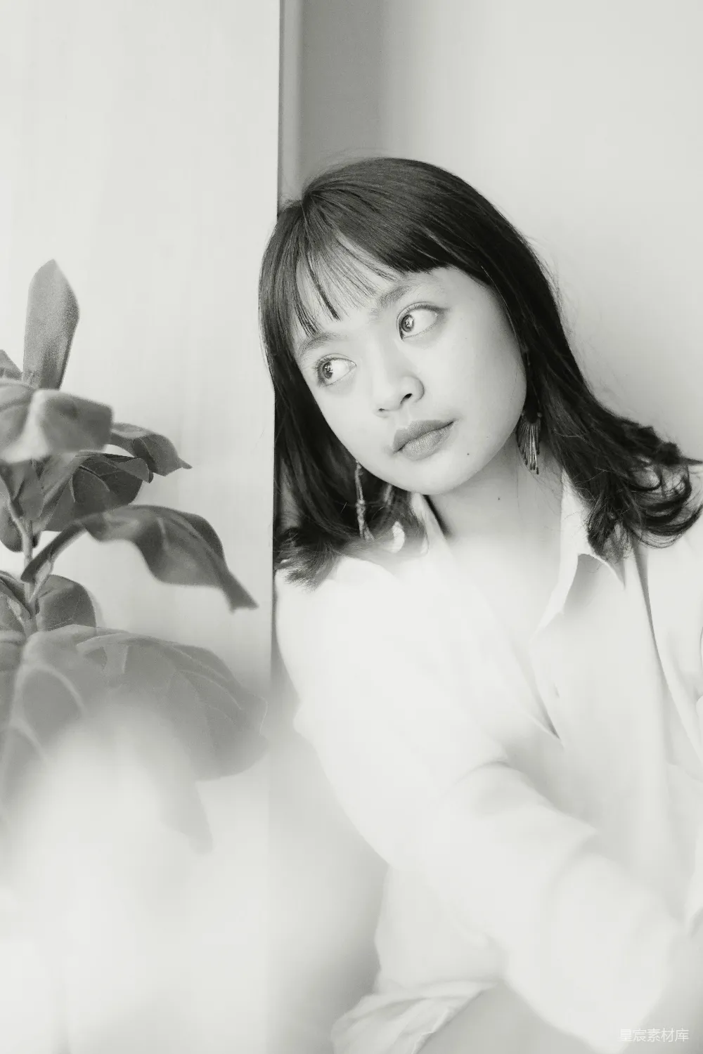 高清摄影 白底长袖女衫