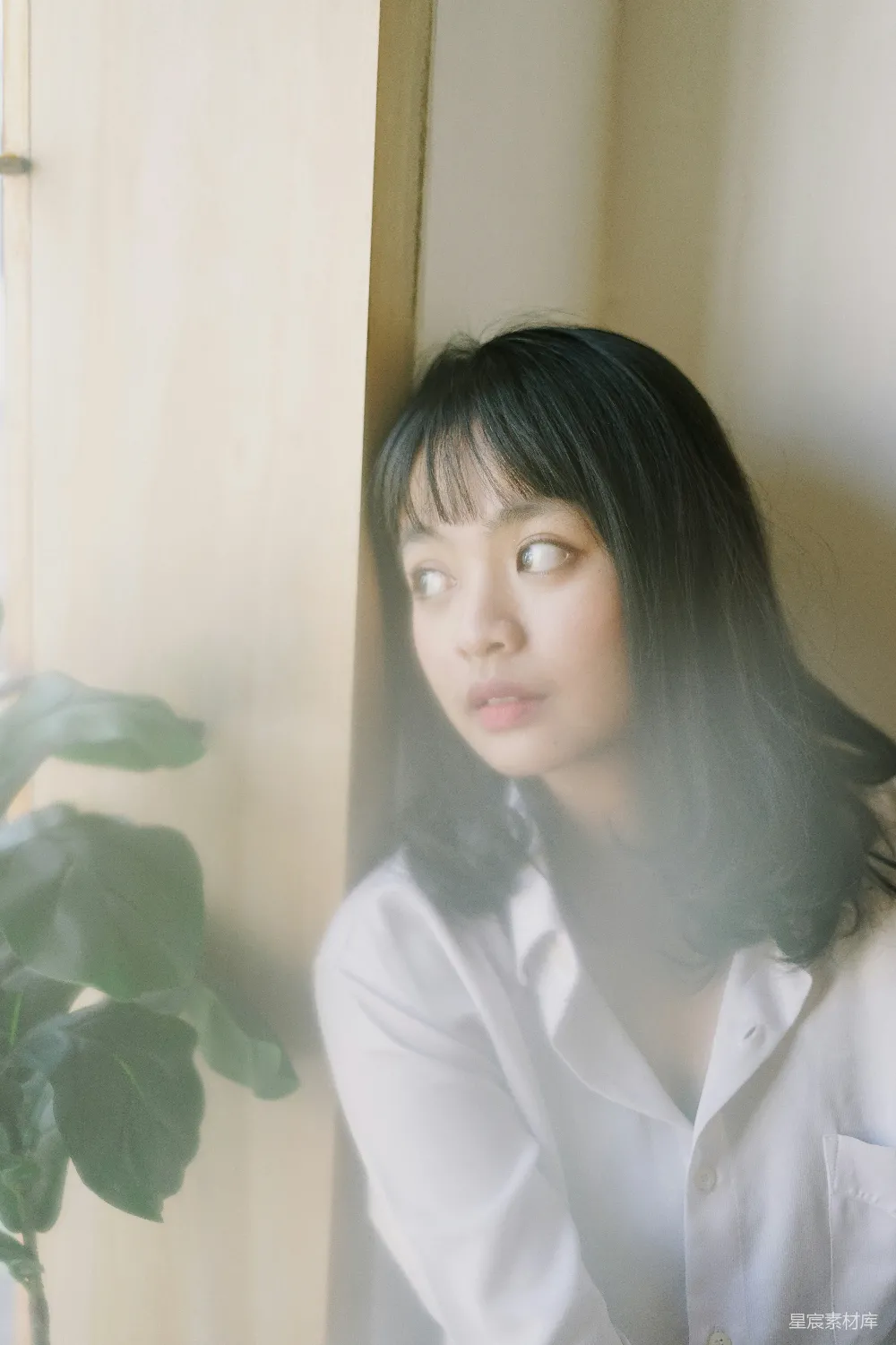 高清摄影 白衣裙女子