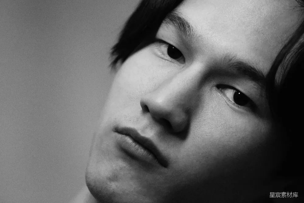 高清摄影 男人的脸色谱照片