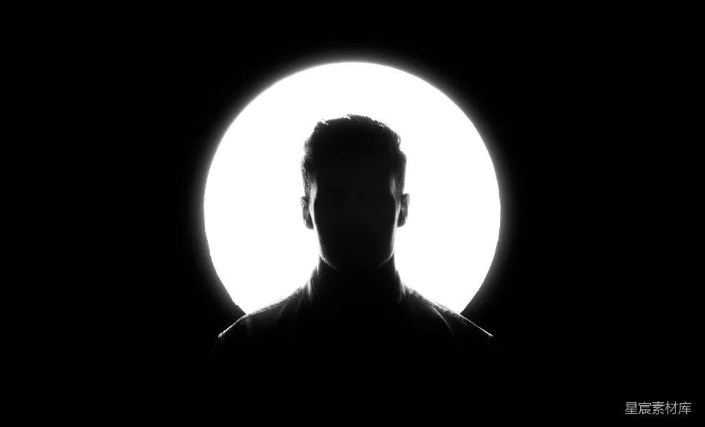 高清摄影 男人的轮廓