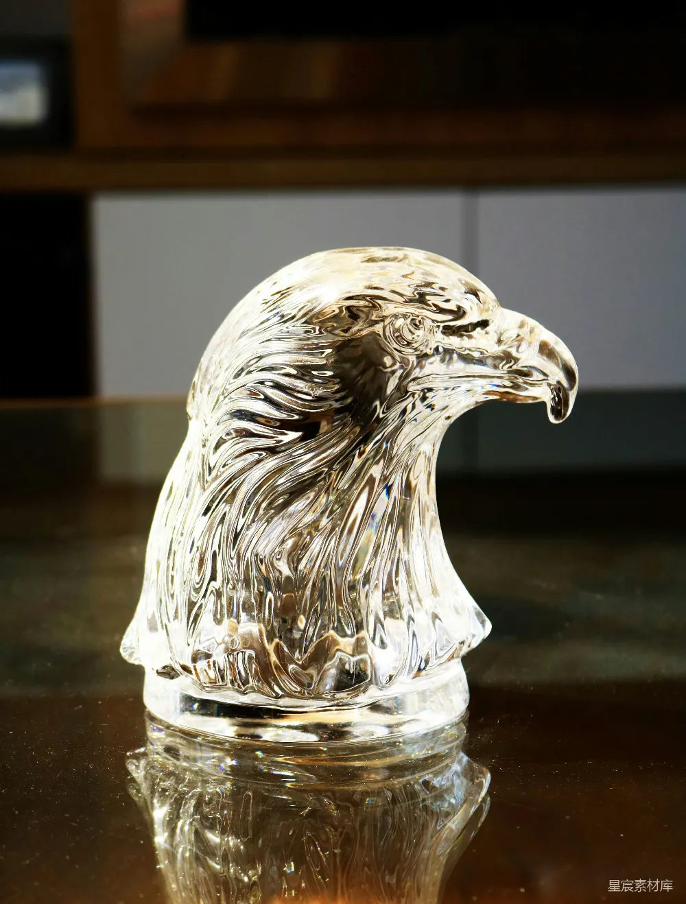 高清摄影  金黄色的鸟头 figurine