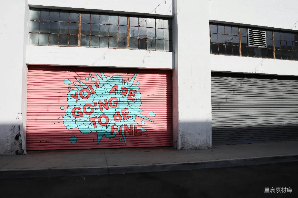 高清摄影  粉红和灰色的roller shutters