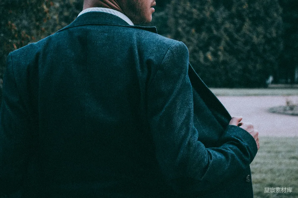 高清摄影  男士黑色夹克