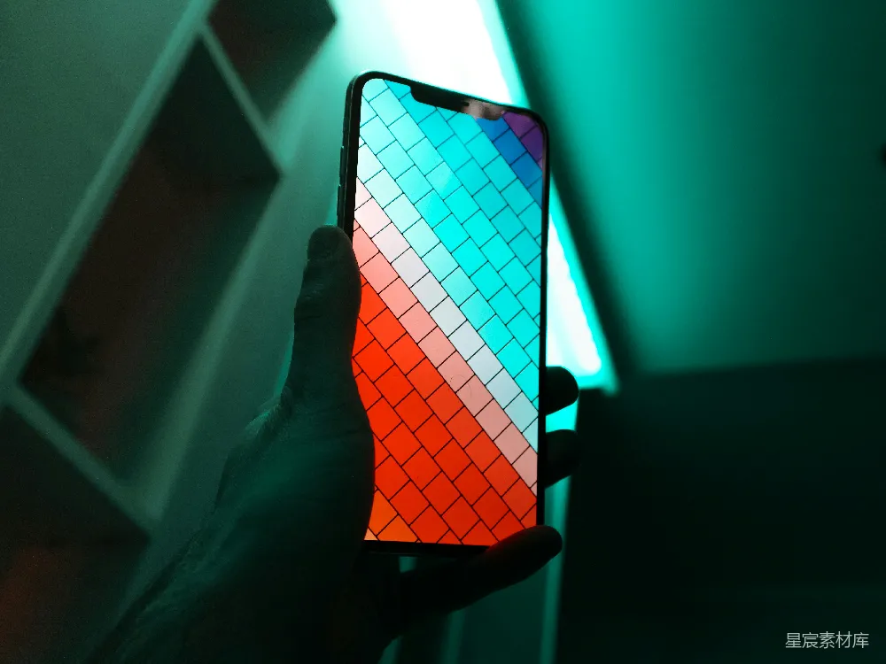 高清摄影  黑色的Android智能手机