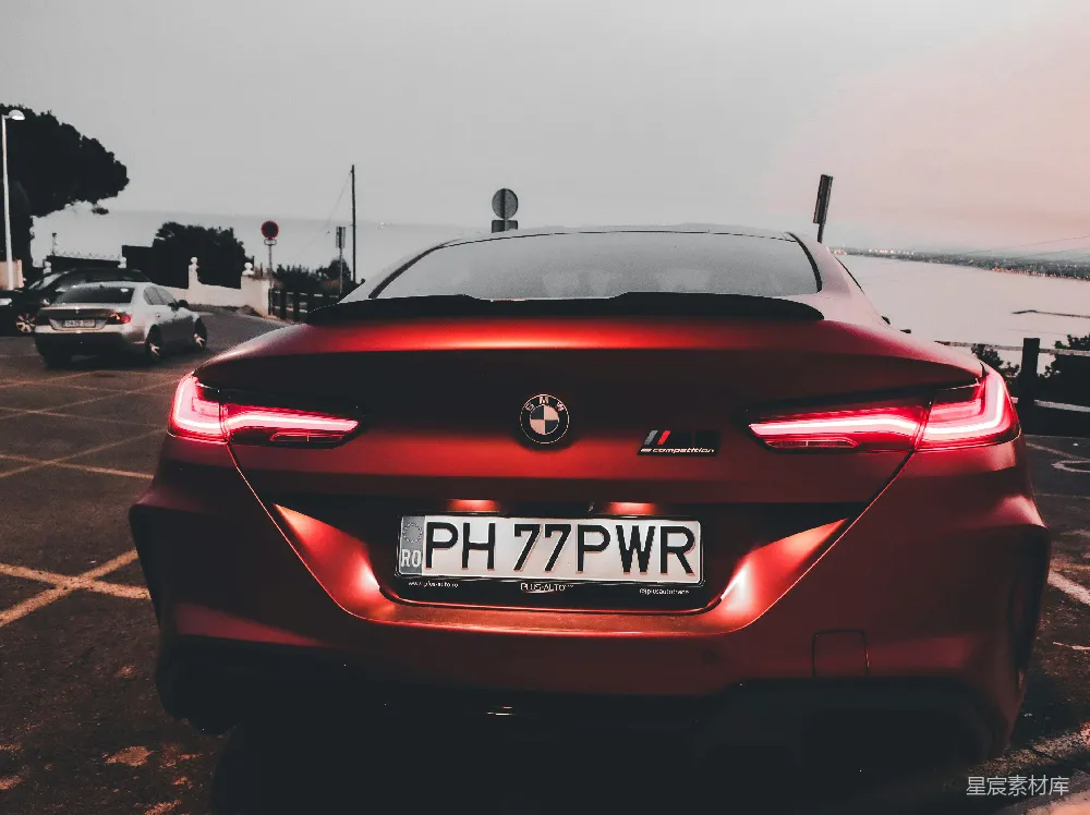 高清摄影  红色的跑车