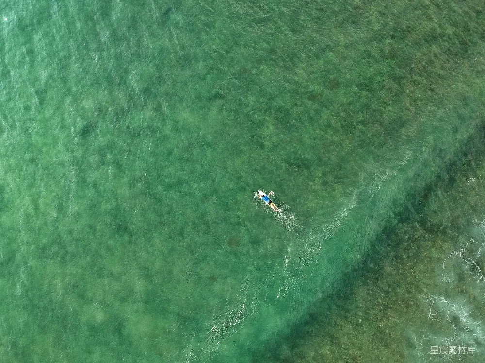 高清摄影 kayak上人员的航空摄影
