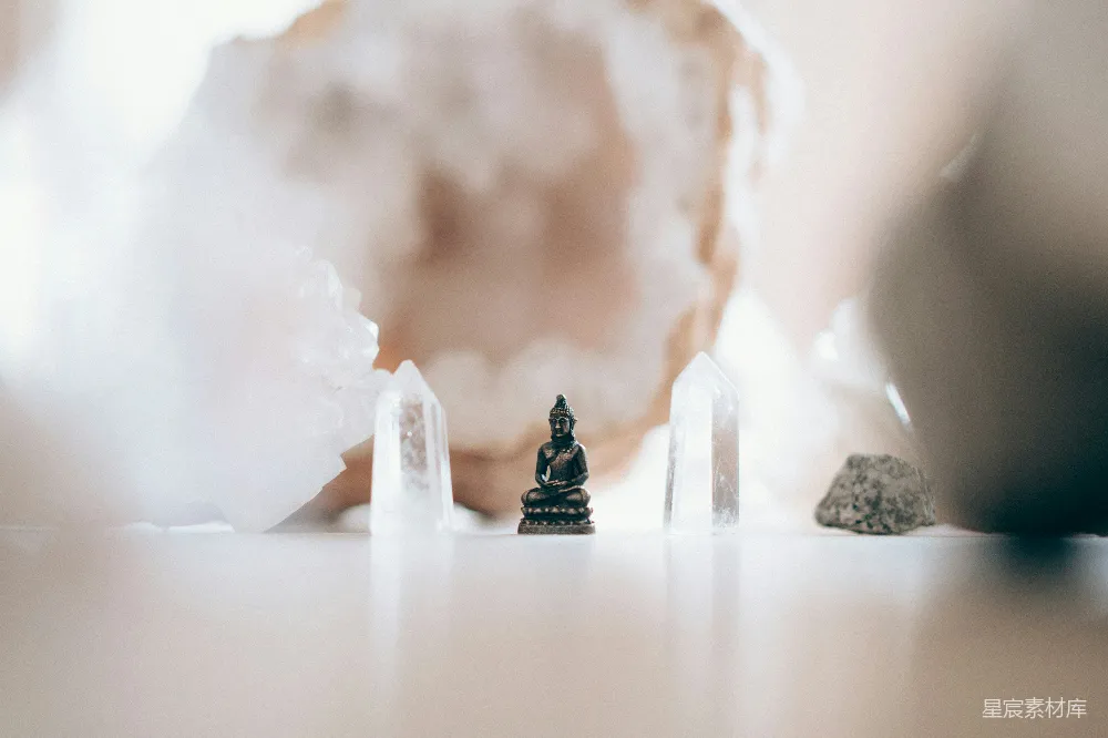 高清摄影  黑陶瓷 Gautama 菩萨微型的macro摄影