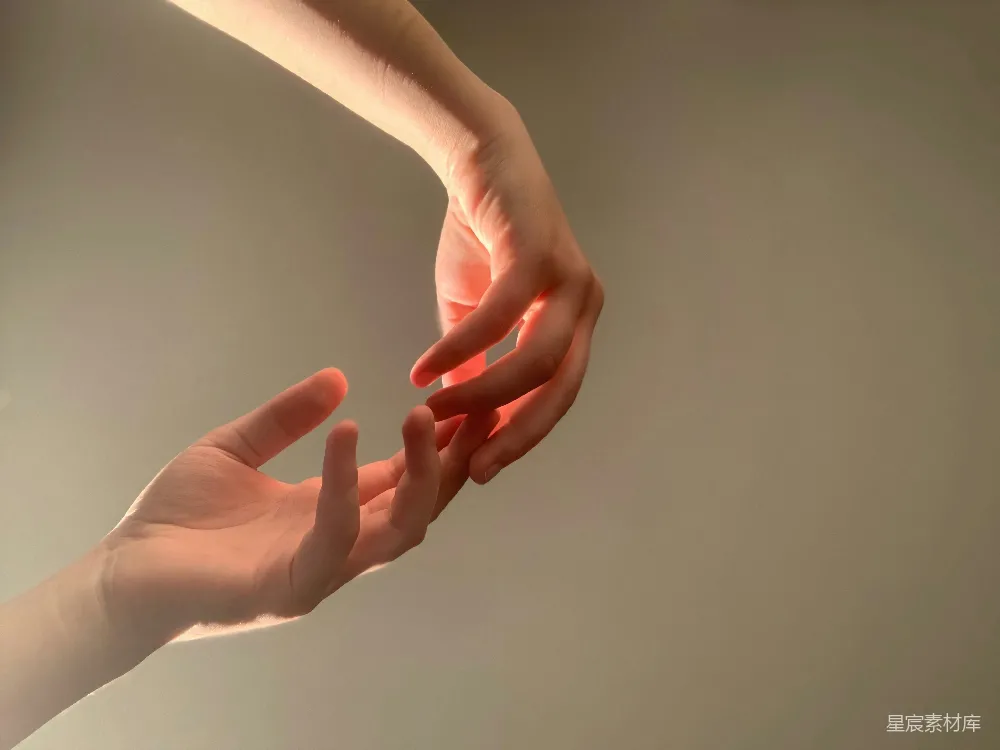 高清摄影 人的手形成了心形
