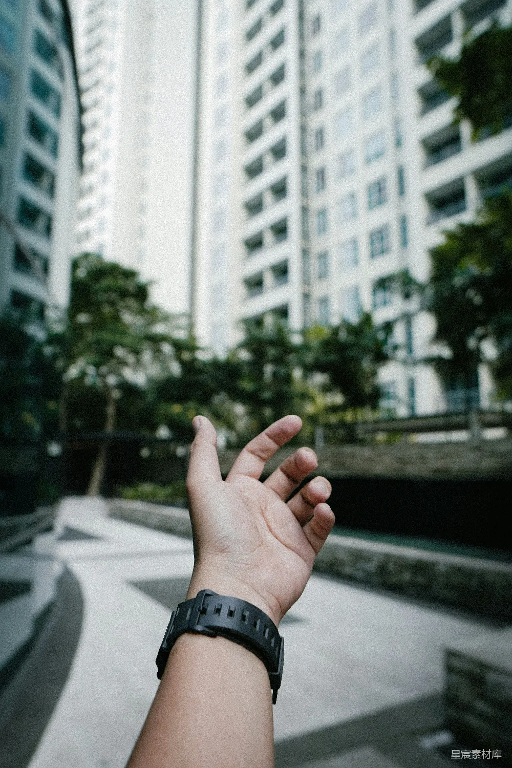 高清摄影  举手的人