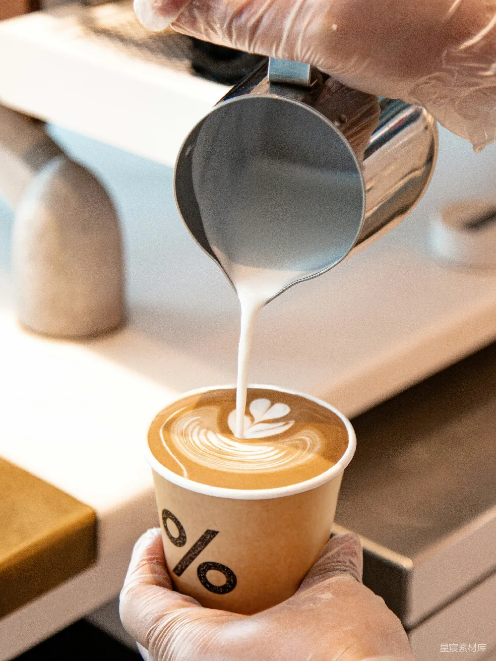 高清摄影 白瓷咖啡杯