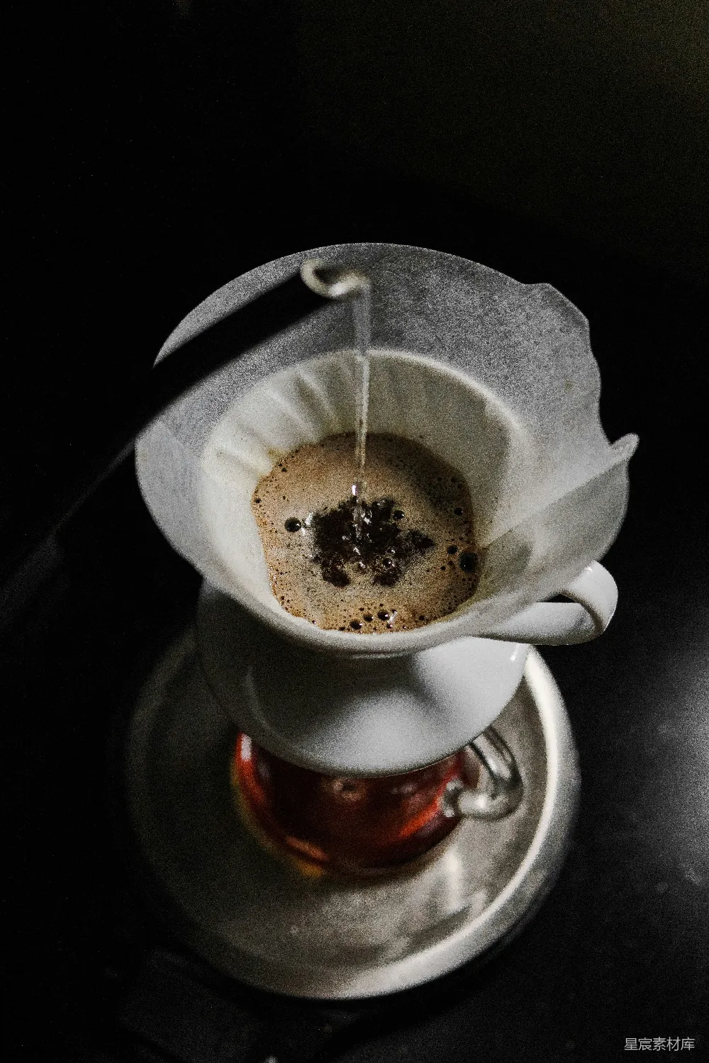 高清摄影 白瓷杯配茶碟