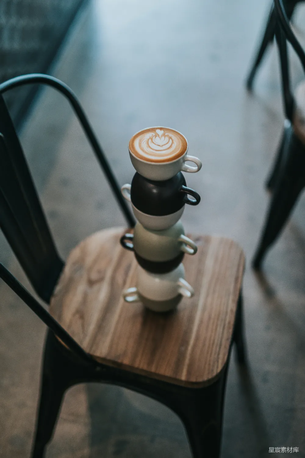 高清摄影 浅聚焦摄影的咖啡杯