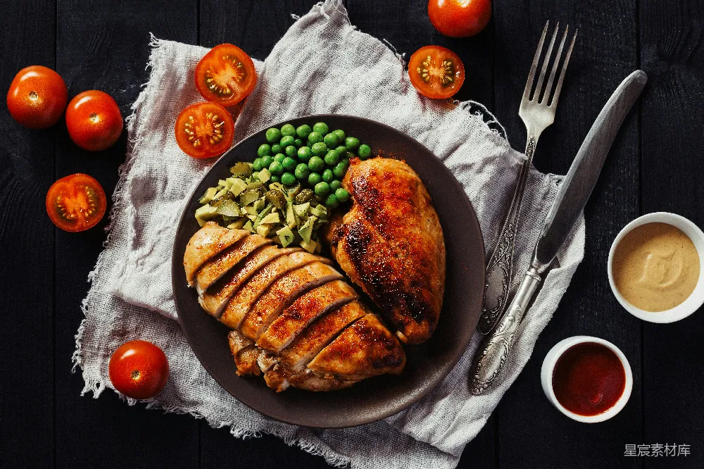 高清摄影  一盘食物