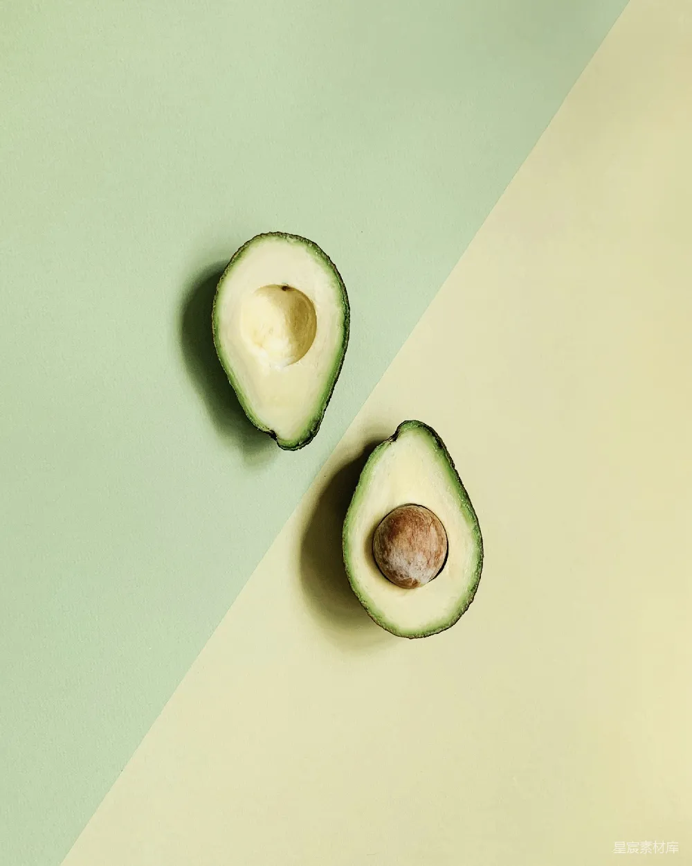 高清摄影  切好的 avocado 果肉