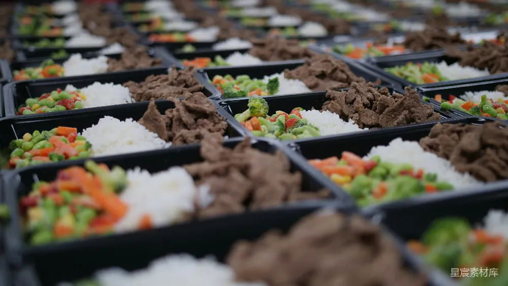 高清摄影 各式各样的食物 buffet 的一种形式