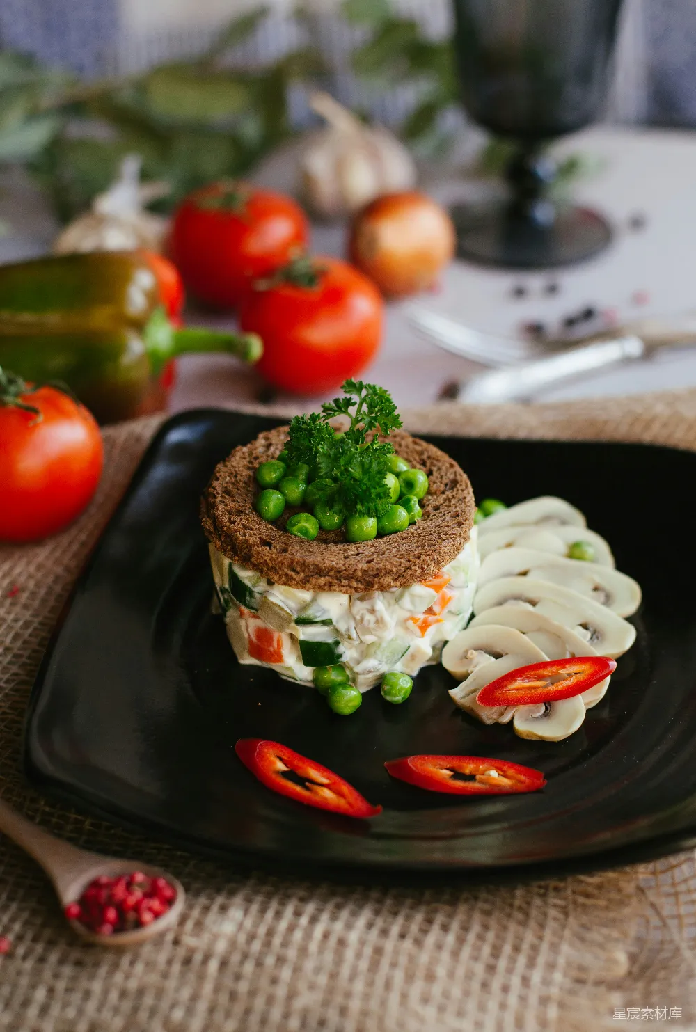 高清摄影  烹饪的菜品