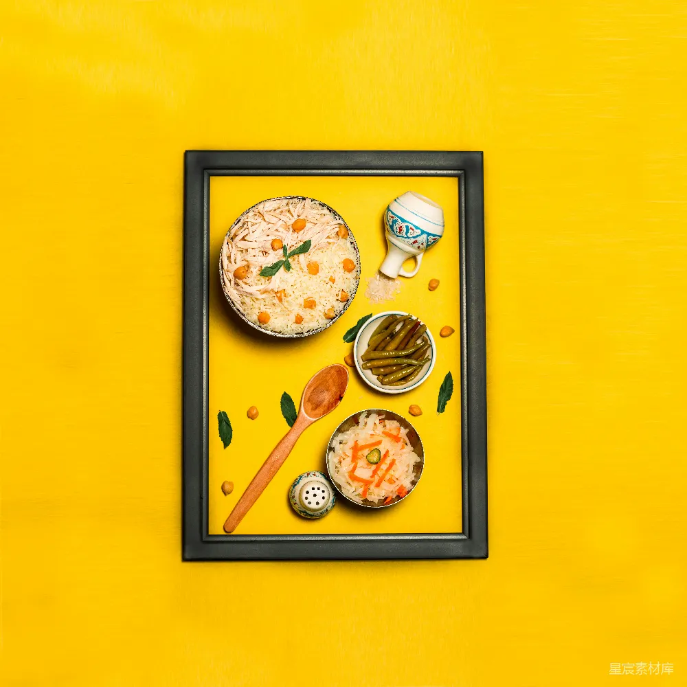高清摄影  黑木框挂墙装饰