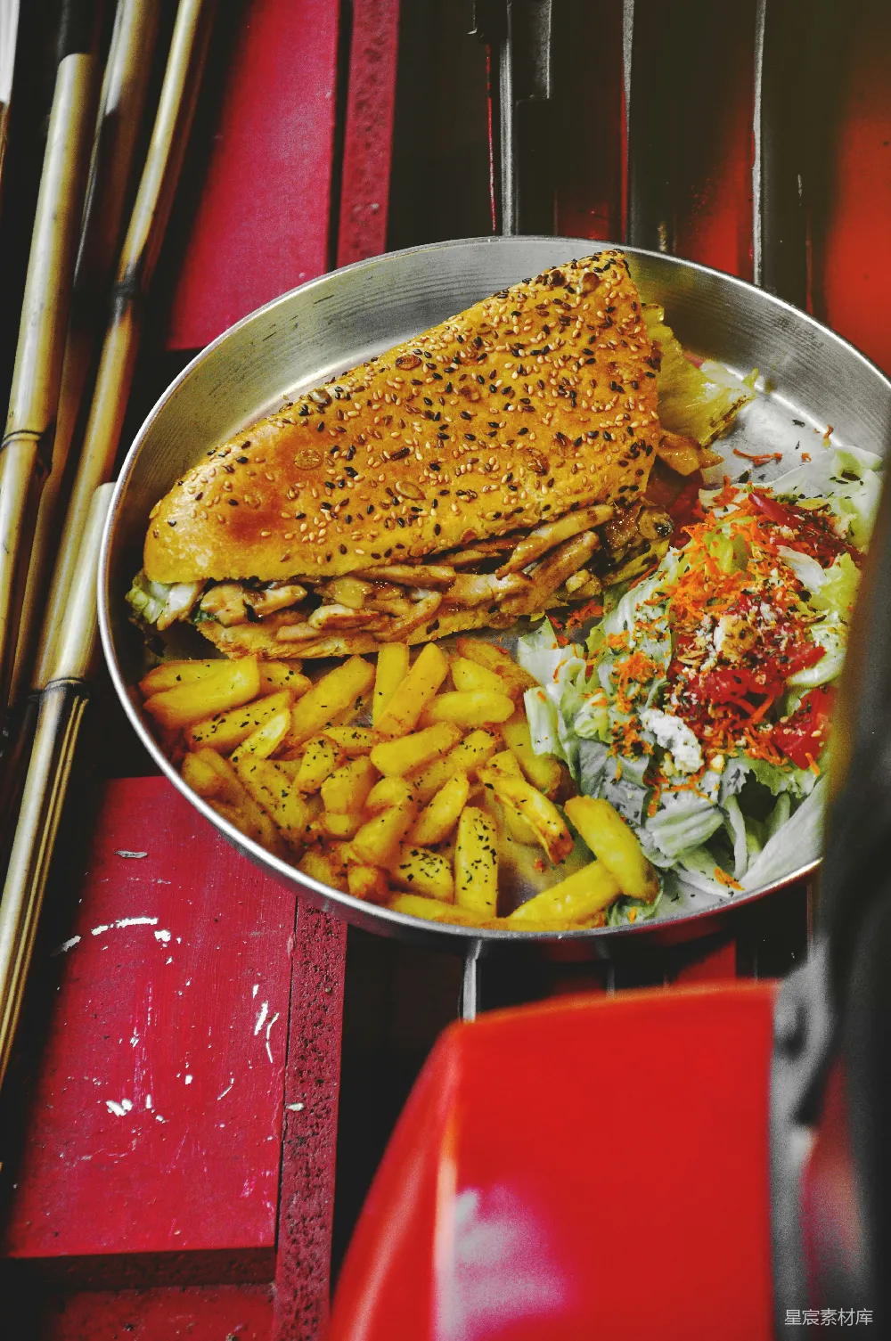 高清摄影 一盘食物