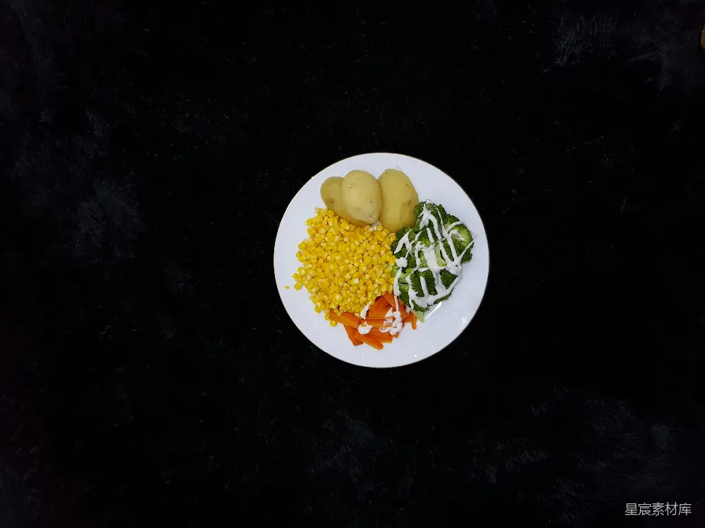 高清摄影 一盘食物