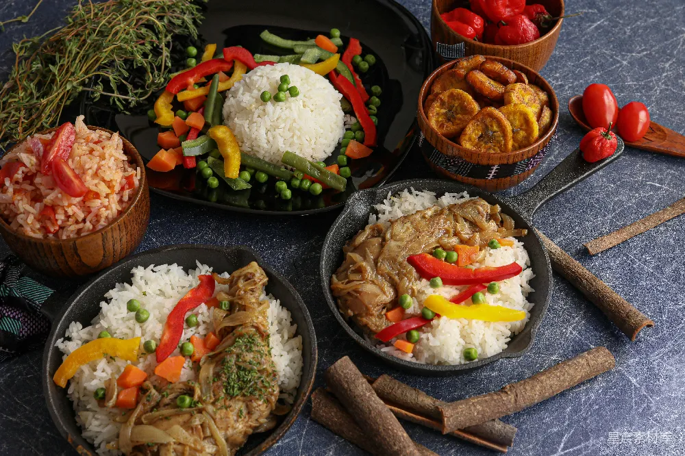 高清摄影  满桌的食物