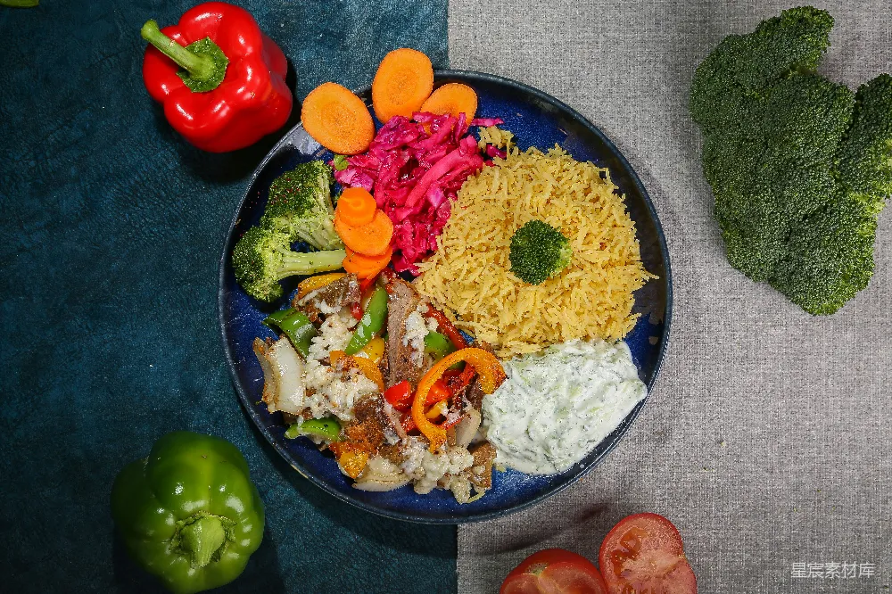高清摄影 一盘食物