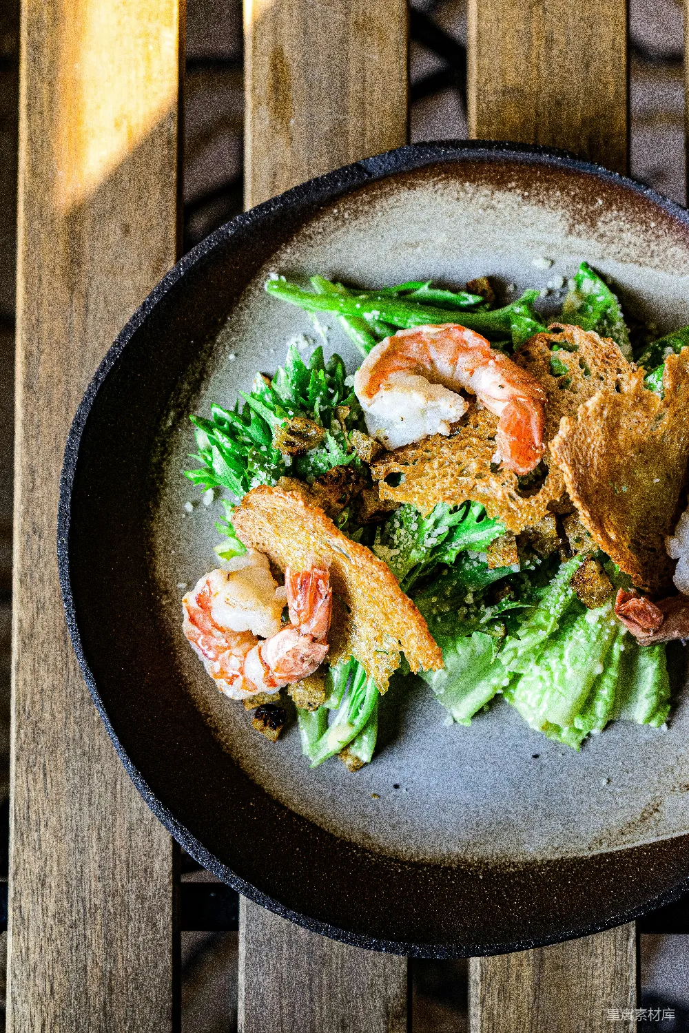 高清摄影 餐桌上的一个盘子的食物