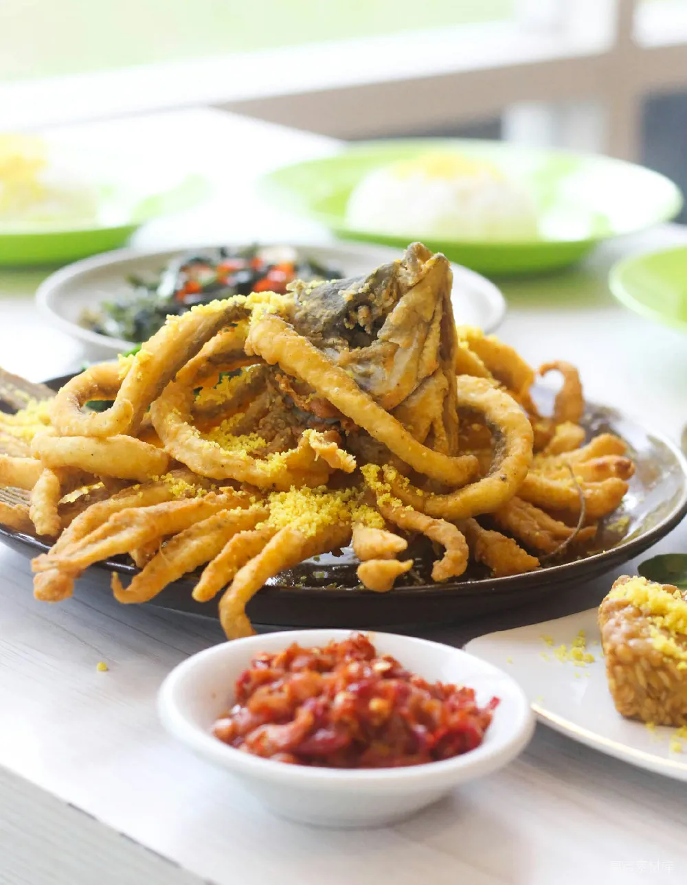 高清摄影  一桌子的食物