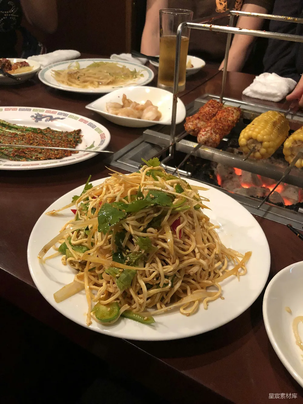 高清摄影  面条盘