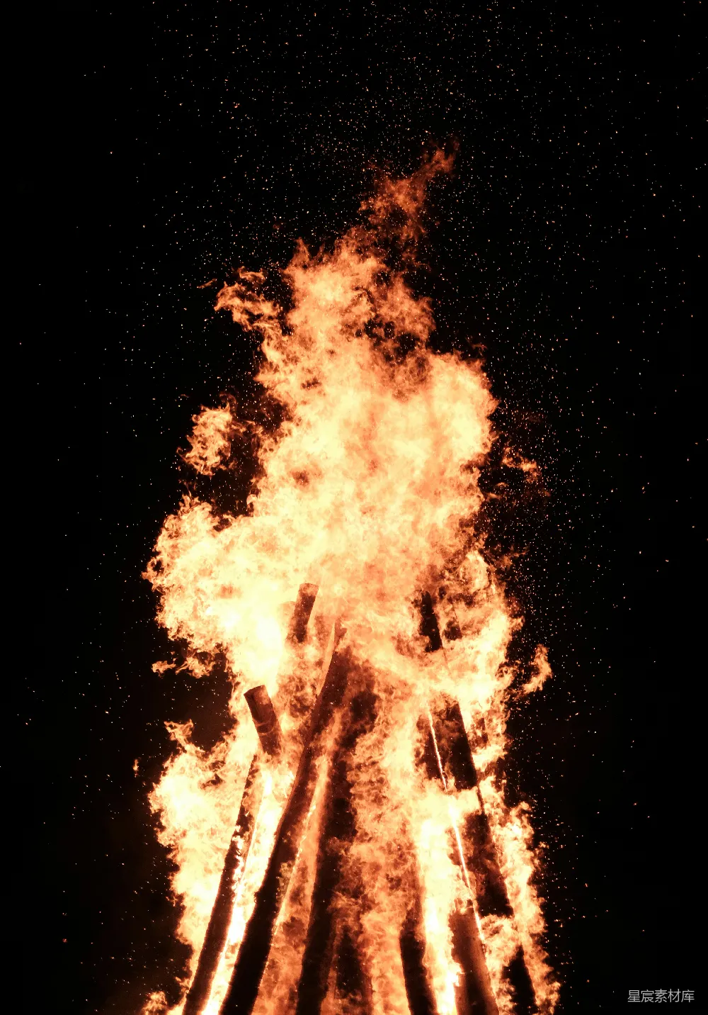 高清摄影 壁纸 夜晚的白色和棕色闪电