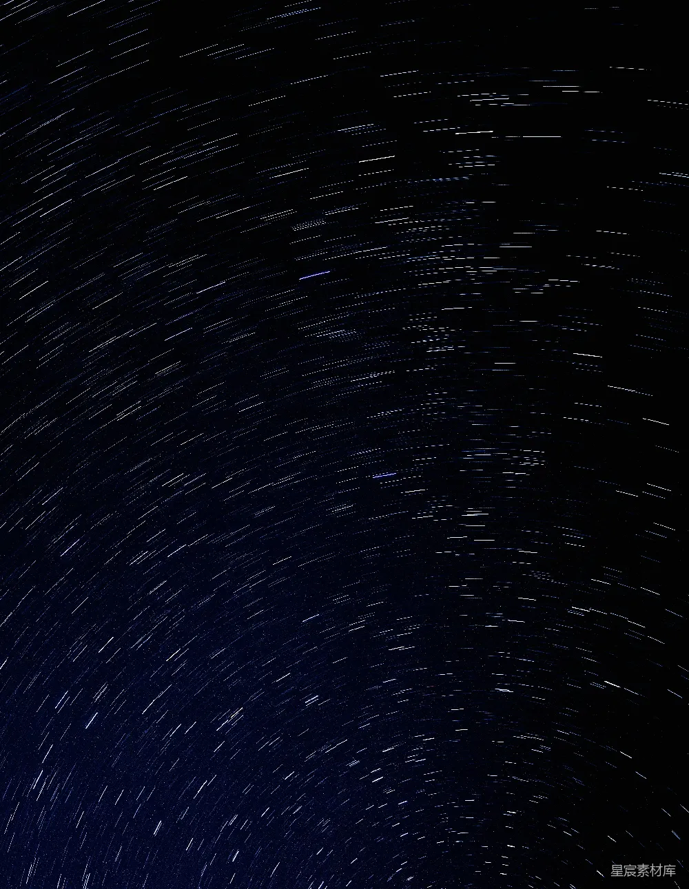 夜空的延时摄影